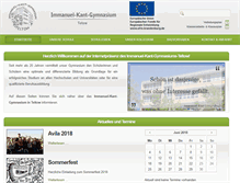 Tablet Screenshot of gymnasium-teltow.de
